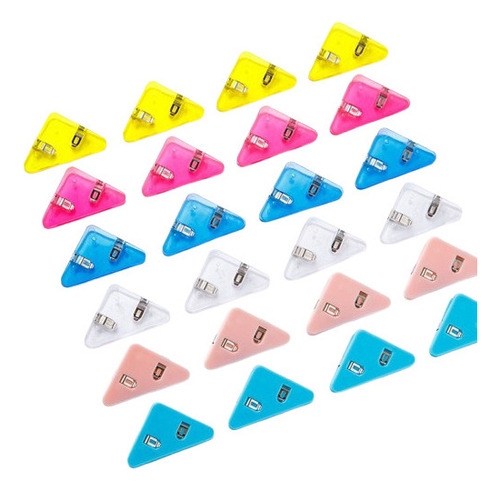 20 Sujetadores Triangulares Documentos-para Libros Y Oficina