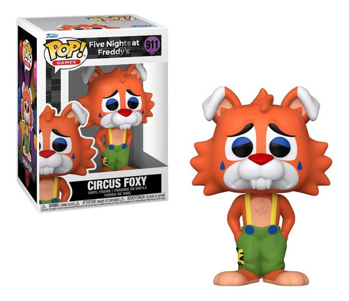 Five Nights At Freddy Boneco Funko Pop Circus Foxy #911