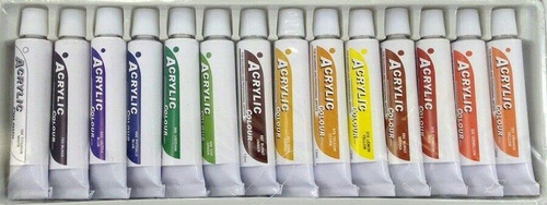 Pintura - Pinturas Acrilicas De 14 Colores 12 Ml Cada Una Pi