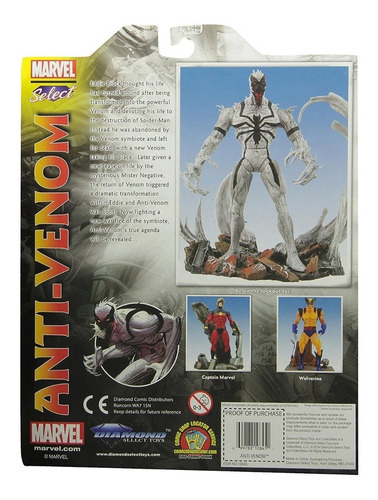 Imagen 3 de 3 de Marvel Select Figures Anti-venom