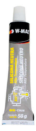 Silicona Neutra Altas Temperaturas 50 Gr Gris W-max