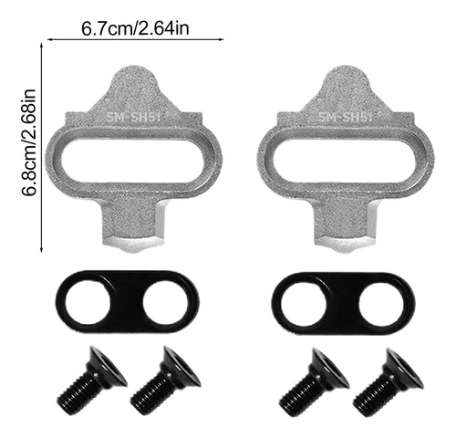 Clips Spd Para Ciclismo Conjunto De Tacón De Pedal Spd Celid