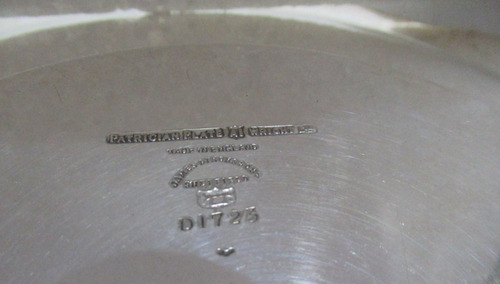 Bandeja Patrician Liberty Wright England Sheffield 12622 (Usado)