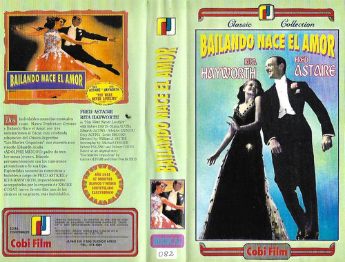 Bailando Nace El Amor Vhs Fred Astaire Rita Hayworth Nuevo