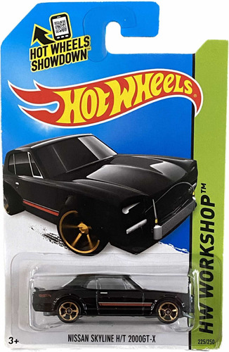 Hot Wheels Skyline H/t 2000 Negro Hw Workshop 225/250 | 2014