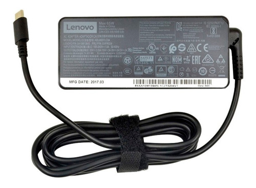 Cargador Para Notebook Lenovo Tipo C 20v 3.25a 65w Original 