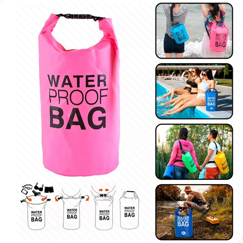 Bolsa Impermeável Resistente 5 Litros Camping Aventuras