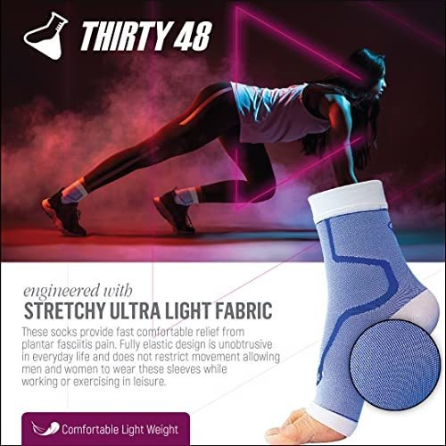 Thirty48 Calcetines Para Fascitis Plantar, Mangas De Compres