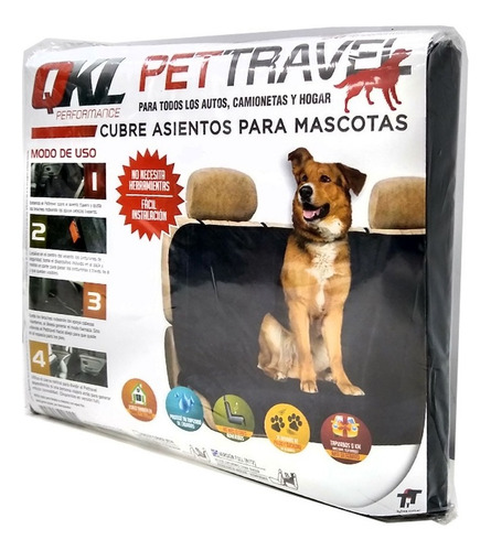 Funda Protectora Asiento Para Mascotas Sin Division Nolin