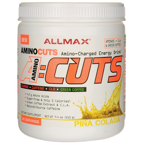 Allmax Amino Cuts Amino Ácidos En Polvo Sabor Pina Colada