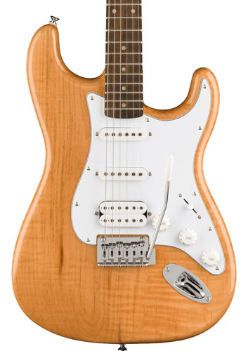 Guitarra elétrica de cor natural Squier Affinity Series Stratocaster Hss Orientação para a mão direita