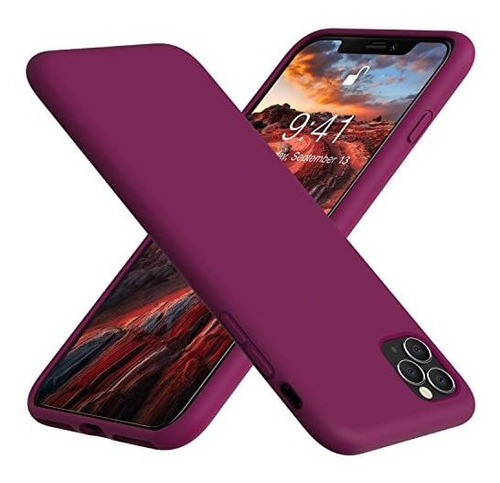 Vooii Para iPhone 11 Pro Max Case, Soft Liquid Y488s