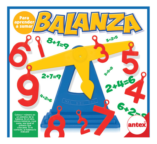 Juego Balanza Didáctica Para Aprender A Sumar 5134 Antex