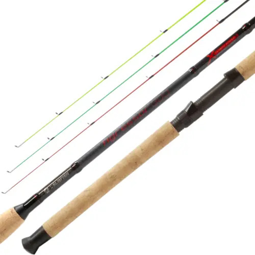 Caña Surfish Agressor Feeder 3mt 2 Tramos 3 Punteras Rio Mar Color Rojo