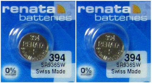 Batería Renata 394 Sr936sw Lr936 Ag9 Lr45 Relojes Suiza 2uni