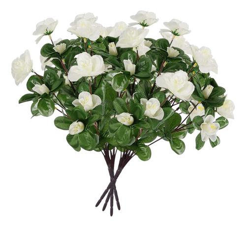 4 Paquetes Flores Artificiales Falsas Decorativas Flower