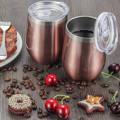 350 Ml Termo Cafe /taza Copas Vino Calientes Con Aislamiento