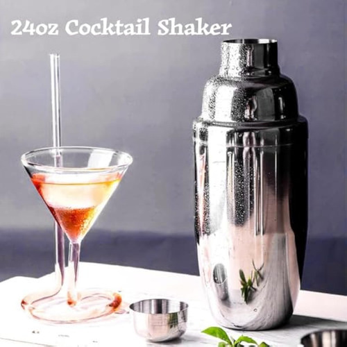 Juego De Coctelera De 24 Onzas, Kit De Camarero