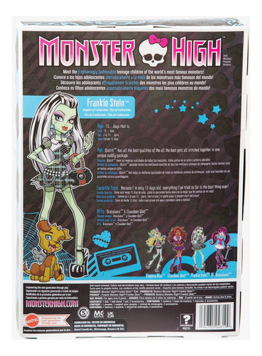 Monster High Frankie Steinmattel Boo-riginial Creeproduction (Usado)