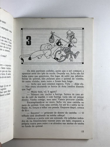 Livro A Macaca Sofia Ganymedes José 4ª Edição Editora Moderna 1985 - E2