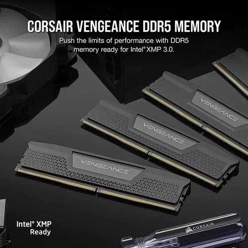 Kit de memoria DDR5 Corsair Vengeance de 64 GB, 2 x 32 GB, 6400 MHz