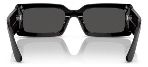 Lentes Dolce & Gabbana Dg4447b 335587 Black Dark Grey Diseño Solar