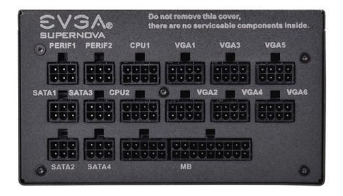Fuente De Poder Evga Supernova 1300 G+ 80+ Gold 1300w Color Negro