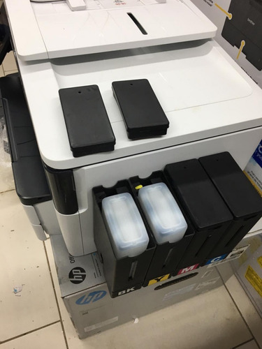 Impressora A3 Hp 7740 + Bulk Ink + 2 Litros De Tinta