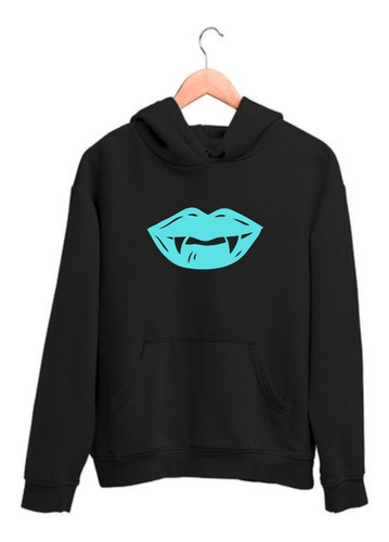 Sudadera Premium Labios Vampiro + Personalización