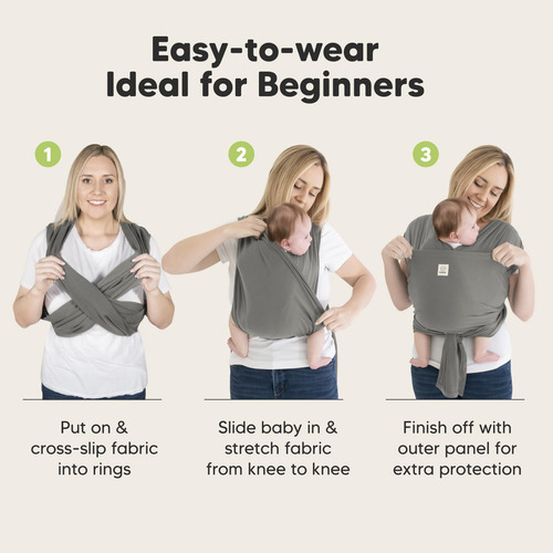 Keababies Portabebés Para Bebé, D-lite Baby Wrap Portabebé