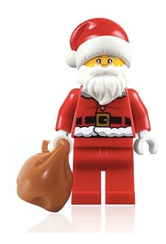 Minifigura De Navidad Lego City Holiday Advent - Santa Con G