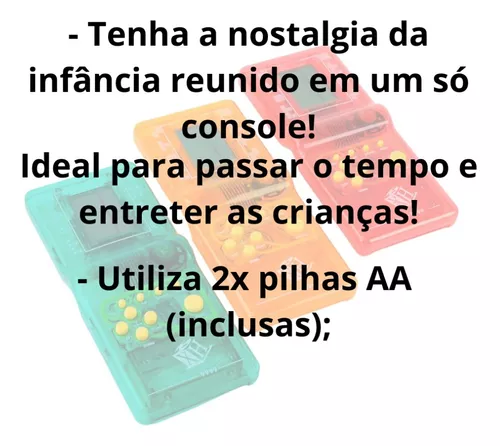 Super Mini Game Portátil 9999 Em 1 Antigo Retro Passatempo em