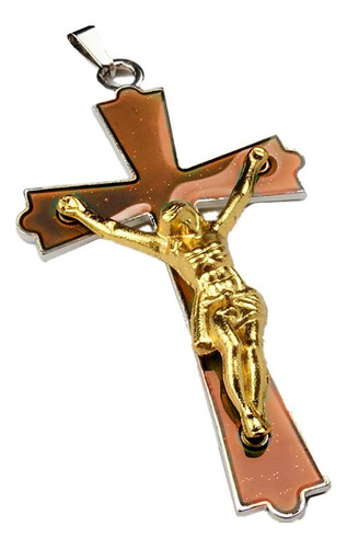 2 Collar Colgante Crucifijo Jesús Cruz Accesorios Reglioso