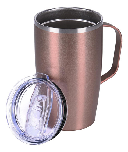 Taza De Café Aislada De 17 Oz Con Tapa, Taza De Café De Viaj