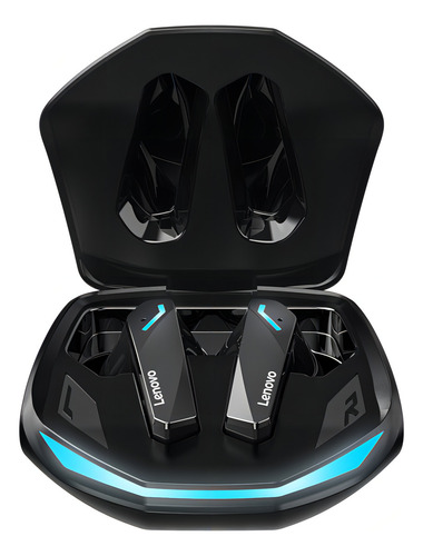 Auriculares inalámbricos Bluetooth 5.3 Lenovo Gm2 Pro Tws, color negro
