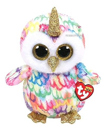 Ty Beanie Boos Unicornio Peluche Mediano Original Scarlet