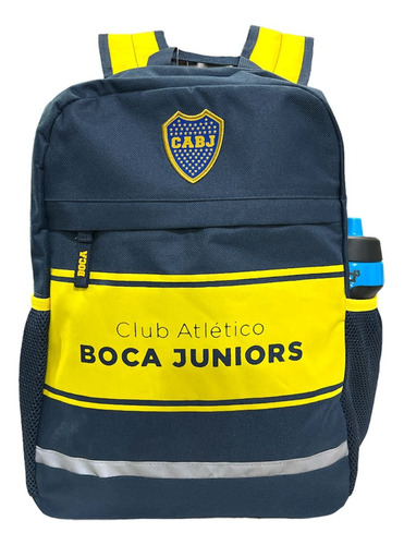 Mochila Deportiva Boca Juniors 17 Pulgadas Licencia Oficial 