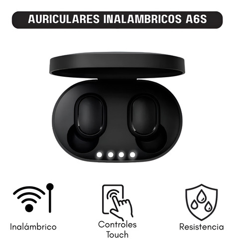 Auriculares Inalámbricos A6s Wireless