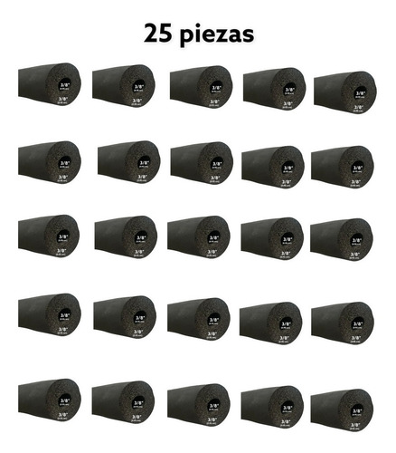 Imagen 2 de 9 de Armaflex Aislante Termico Para Tuberia 3/8 X 3/8 25 Piezas