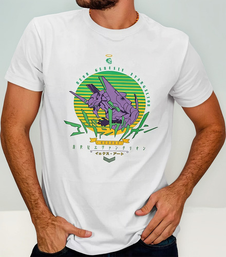 Polo Eva-01 Anime Evangelion Sublimado Cod.g