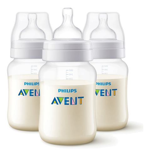 Pack X3 Mamaderas Classic+ Philips Avent Scf563/39 260 Ml