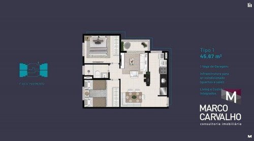 Imagem 12 de 30 de Apartamento Com 2 Dormitórios À Venda, 57 M² Por R$ 197.900,00 - Distrito Industrial - Marília/sp - Ap0403