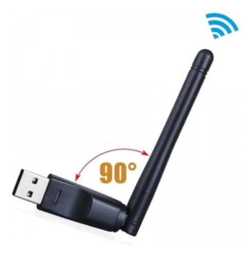 Adaptador Antena Usb Wifi Receptor De Sinal Pc Desktop
