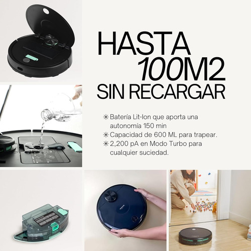 Aspiradora Trapeadora Robot Netbot Ls22 Inteligente Msi