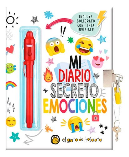 Mi Diario Secreto Emociones, De Anónimo. Editorial El Gato De Hojalata, Tapa Blanda En Español
