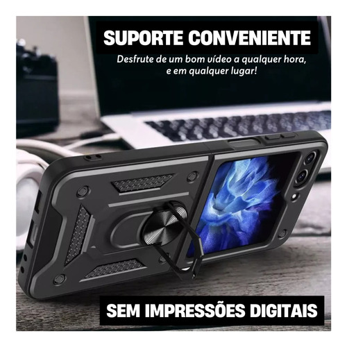 Capa Capinha Anti-impacto Luxo P/ Samsung Galaxy Z Flip 6