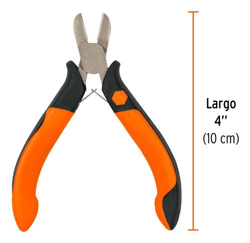 Pinza Miniatura Corte Diagonal 4 . Mango Comfort Grip