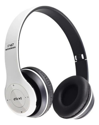 Auriculares inalámbricos Bluetooth blancos P47