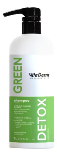 Vita Derm Green Detox Cabelos Oleosos Shampoo 1000ml