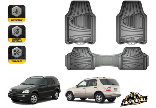 Kit Tapetes Gris Uso Rudo Ml320 3.2l 2001 A 2005 Armor All